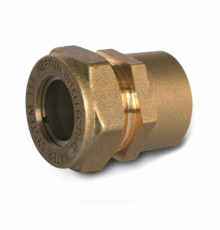 Муфта латунь EasyFix IWS Ду 15х1/2" обжим/ВР для нержавеющих труб