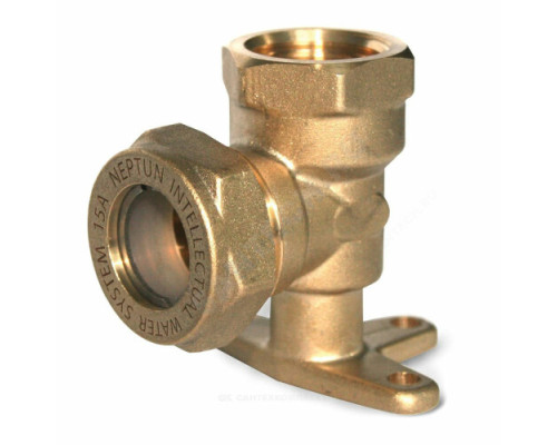 Водорозетка латунь EasyFix IWS Ду 15х1/2" обжим/ВР для нержавеющих труб STAHLMANN (Neptun)