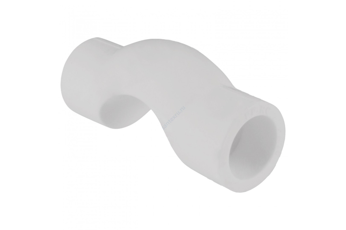 Скоба PP-R серая внутренняя пайка Дн 20 обводная с муфтами VALFEX