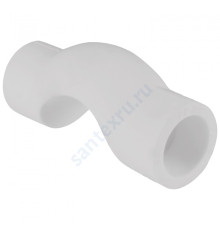 Скоба PP-R серая внутренняя пайка Дн 25 обводная с муфтами VALFEX