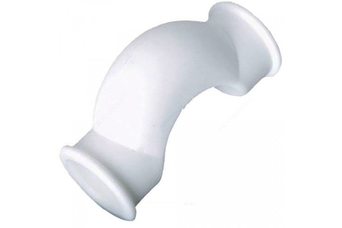 Скоба PP-R белая внутренняя пайка Дн 32 обводная с муфтами