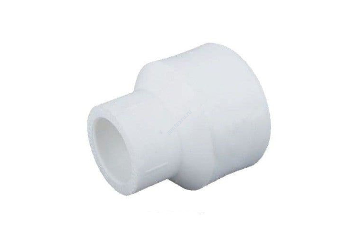 Муфта PP-R переходная белая внутр/наруж пайка Дн 110х75
