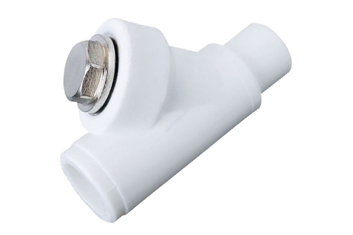 Фильтр PP-R сетчатый белый внутр/наруж пайка Дн 20х45гр VALFEX 10142020