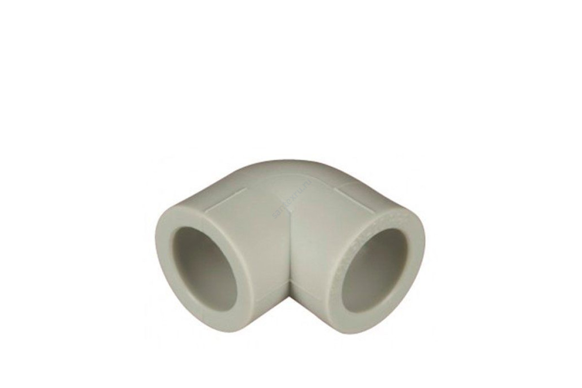 Угольник PP-R серый внутренняя пайка Дн 25х90гр VALFEX 10108025Г