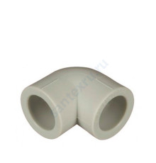 Угольник PP-R серый внутренняя пайка Дн 25х90гр VALFEX 10108025Г