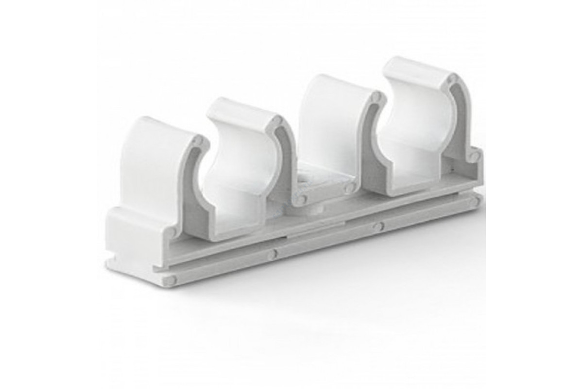 Опора PP-R двойная белая Дн 25 РосТурПласт 10722