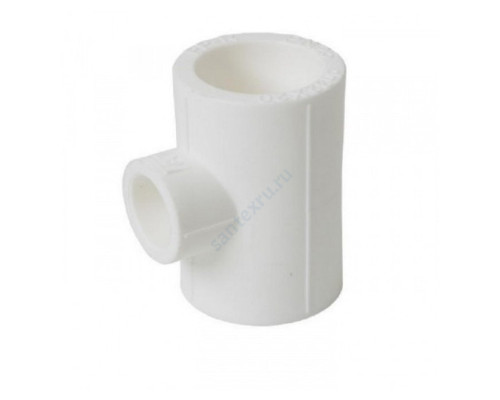 Тройник PP-R переходной белый внутренняя пайка Дн 40х32х40