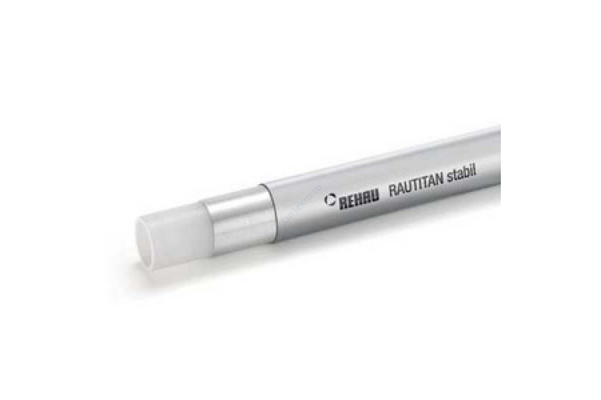 Труба PE-Xa/AI/PE RAUTITAN stabil серая Дн 16,2х2,6 Ру10 Тмакс=95C L=5м Rehau 11300711005