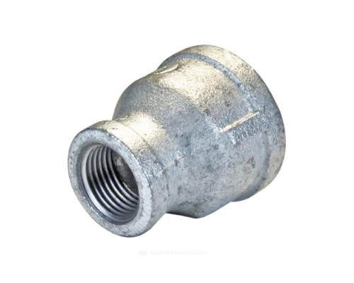 Муфта переходная чугун оц Ду 40х15 (1 1/2"х1/2") ВР Fittex PLUS