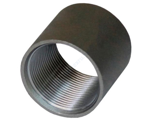 Муфта сталь Ду 32 (1 1/4") ВР с фаской Китай Муфта сталь Ду 32 (1 1/4") ВР с фаской Китай
