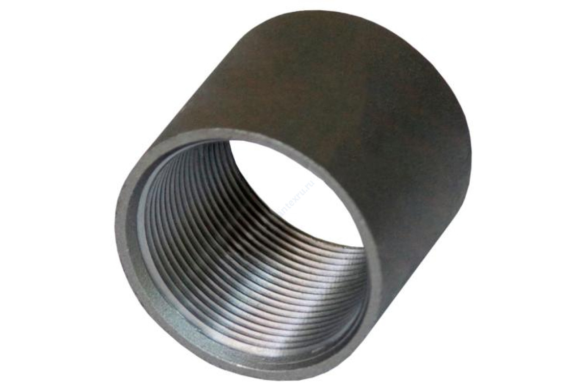 Муфта сталь Ду 40 (1 1/2") ВР с фаской Китай