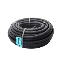 Шланг гофрированный для PE-X Дн 25 для трубы Дн 16 черный бухта 50м TECK Uponor 1012860