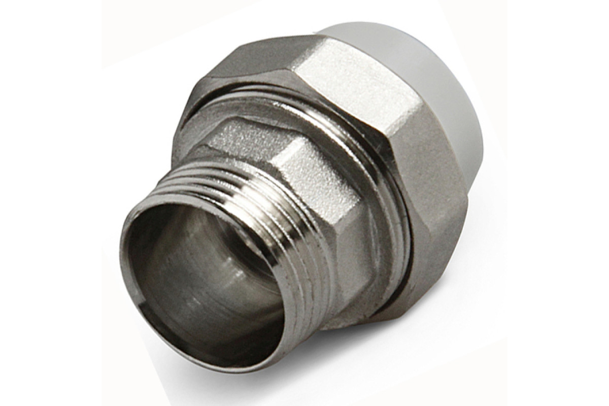 Муфта PP-R комбинированная разъемная серая НР Дн 32х1" VALFEX 10156025Г