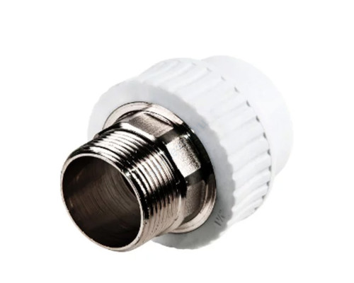 Муфта PP-R комбинированная под ключ белая НР Дн 50х1 1/2" VALFEX 10135050