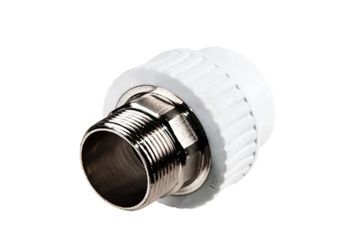 Муфта PP-R комбинированная под ключ белая НР Дн 63х2" VALFEX 10135063