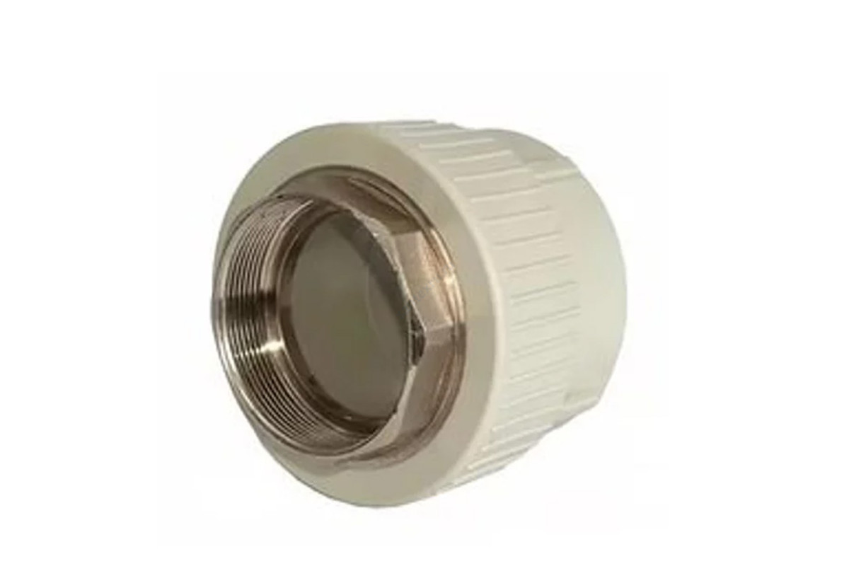 Муфта PP-R комбинированная под ключ серая ВР Дн 40х1 1/4" VALFEX 10134040Г