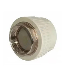 Муфта PP-R комбинированная под ключ серая ВР Дн 63х2" VALFEX 10134063Г