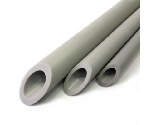 Труба PP-R серая Дн 50х4,6 Ру10 SDR11 Т<20С L=4м VALFEX 10103050Г