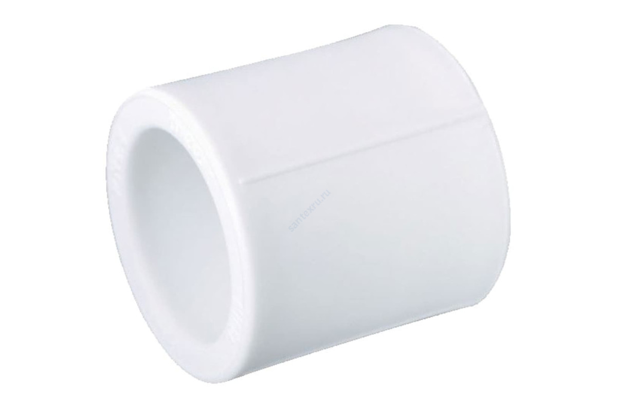 Муфта PP-R белая внутренняя пайка Дн 40 VALFEX 10113040