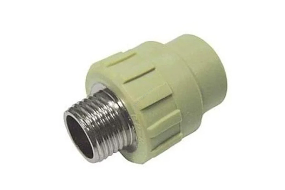 Муфта PP-R комбинированная под ключ серая НР Дн 40х1 1/4" VALFEX 10135040Г