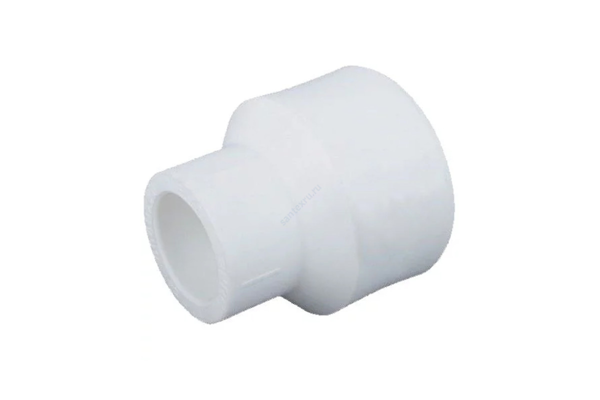 Муфта PP-R переходная белая внутр/наруж пайка Дн 25х20 VALFEX 10002520
