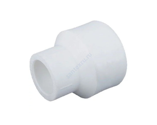 Муфта PP-R переходная белая внутр/наруж пайка Дн 25х20 VALFEX 10002520
