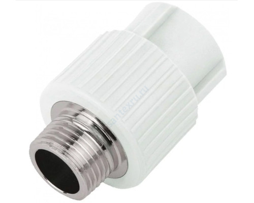 Муфта PP-R комбинированная белая НР Дн 20х1/2" RTP (РосТурПласт) 10662