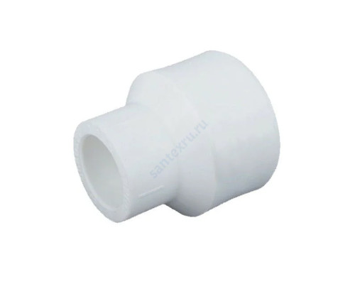 Муфта PP-R переходная белая внутр/наруж пайка Дн 75х63 RTP (РосТурПласт) 21151