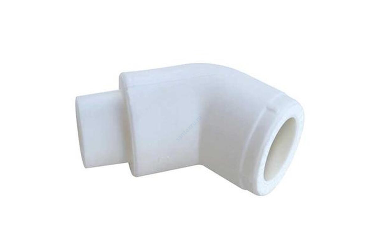 Угольник PP-R переходной белый внутр/наруж пайка Дн 25х45гр VALFEX 10109025