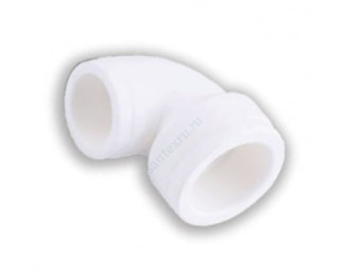 Угольник PP-R переходной белый внутренняя пайка Дн 32х25х90гр VALFEX 10116032