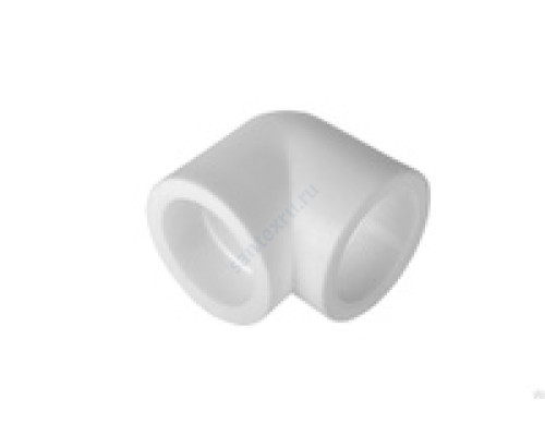 Угольник PP-R белый внутренняя пайка Дн 90х90гр VALFEX 10108090
