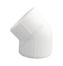 Угольник PP-R белый внутренняя пайка Дн 110х45гр RTP (РосТурПласт) 19971