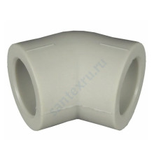 Угольник PP-R серый внутренняя пайка Дн 25х45гр RTP (РосТурПласт) 11031