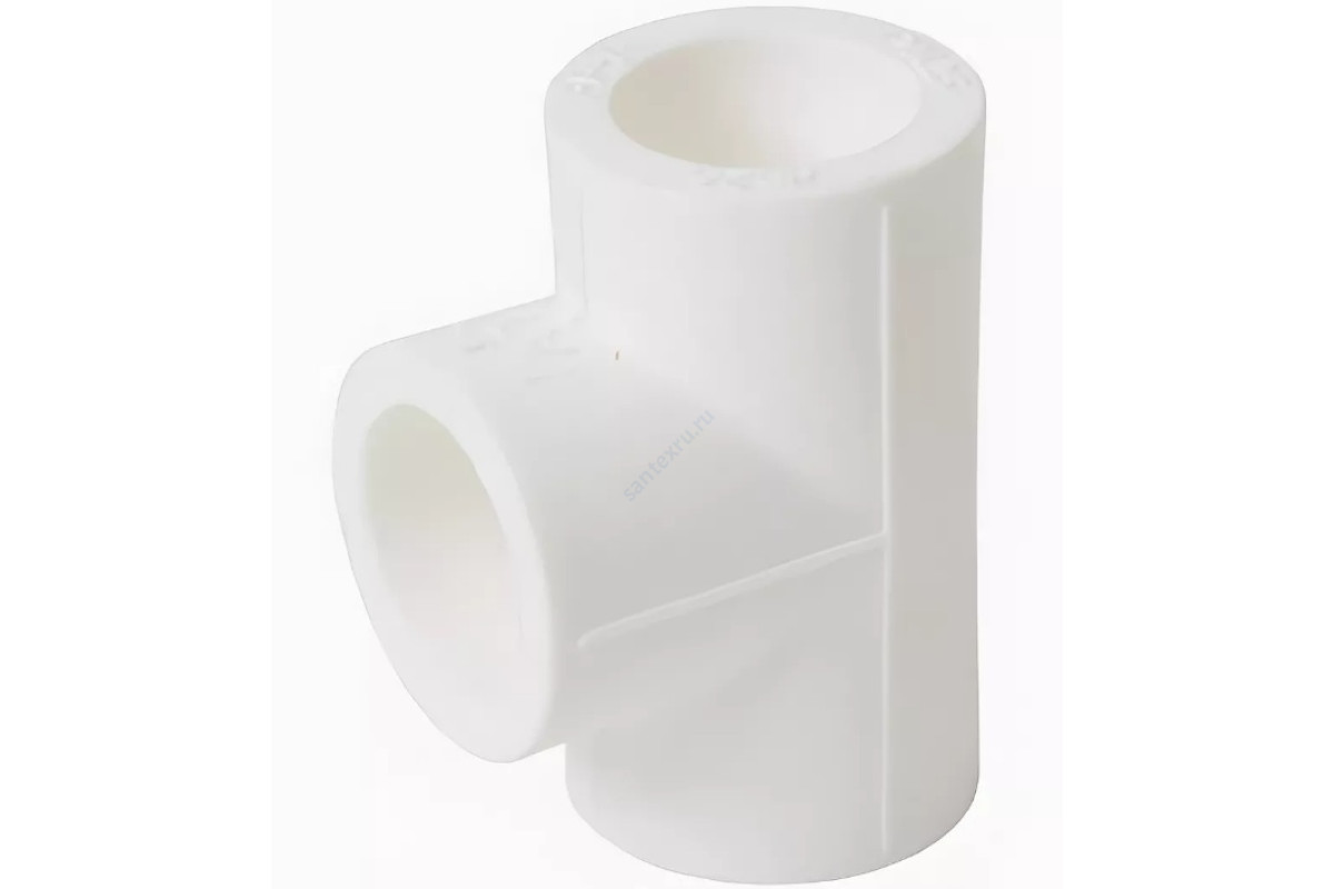 Тройник PP-R переходной белый внутренняя пайка Дн 25х20х20 VALFEX 10252020