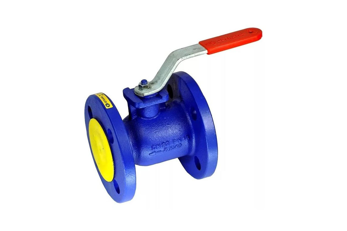 Кран шаровой чугун 565A Ду 50 Ру16 фл рукоятка Тмакс=150 оС Zetkama 565A050C09