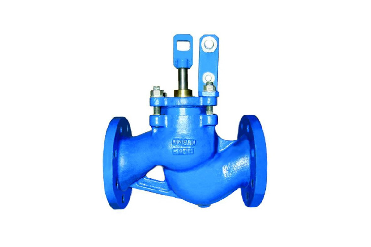 Клапан поплавковый прямой чугун RF3241 Ду 100 Ру16 фл поплавок сталь нерж в комплекте Тмакс=120 оС Tecofi RF3241-0100