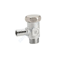 Кран шаровой латунь сливной R65D хром Ду 8 Ру10 НР/штуц G1/4" под ключ Giacomini R65DX011