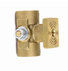 Кран для манометра 3-ходовой латунь 1061 (11б38бк/11б18бк) Aquasfera