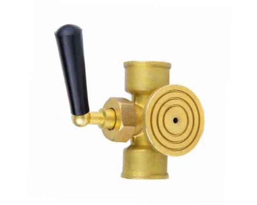 Кран для манометра 3-ходовой латунь 1063 Aquasfera