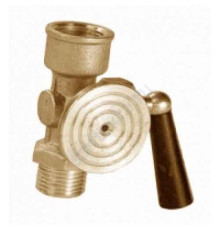 Кран для манометра 3-ходовой латунь Bung PV-01/T DINARM