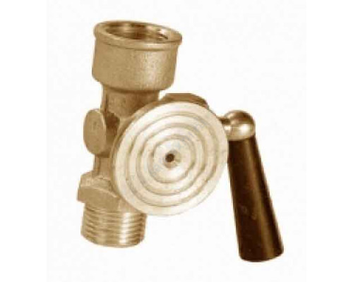 Кран для манометра 3-ходовой латунь Bung PV-01/T DINARM