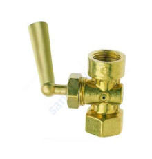Кран для манометра 3-ходовой латунь 158 Icma