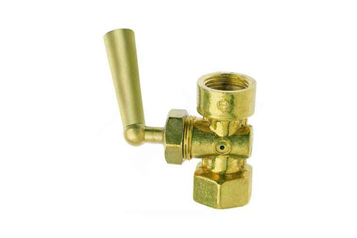 Кран для манометра 3-ходовой латунь 151 Icma