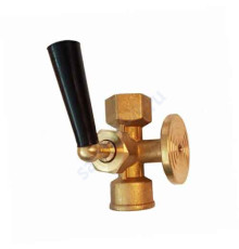 Кран для манометра 3-ходовой латунь 183 Icma М20х1,5