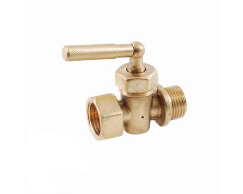 Кран для манометра 3-ходовой латунь 1807 OR