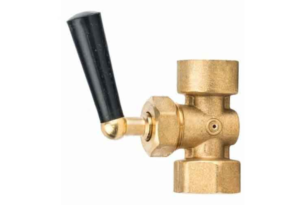 Кран для манометра 3-ходовой латунь RM Watts