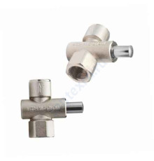 Кран для манометра кнопочный латунь VE2-2 Wika