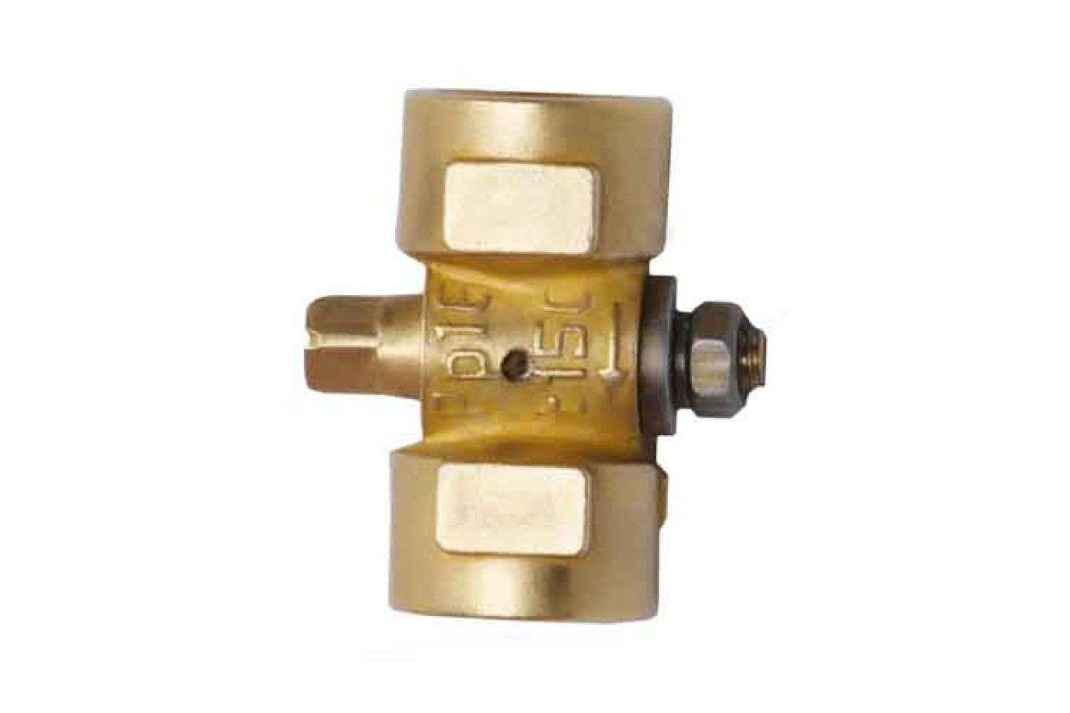 Кран для манометра 3-ходовой латунь 11б18бк ВИПРА