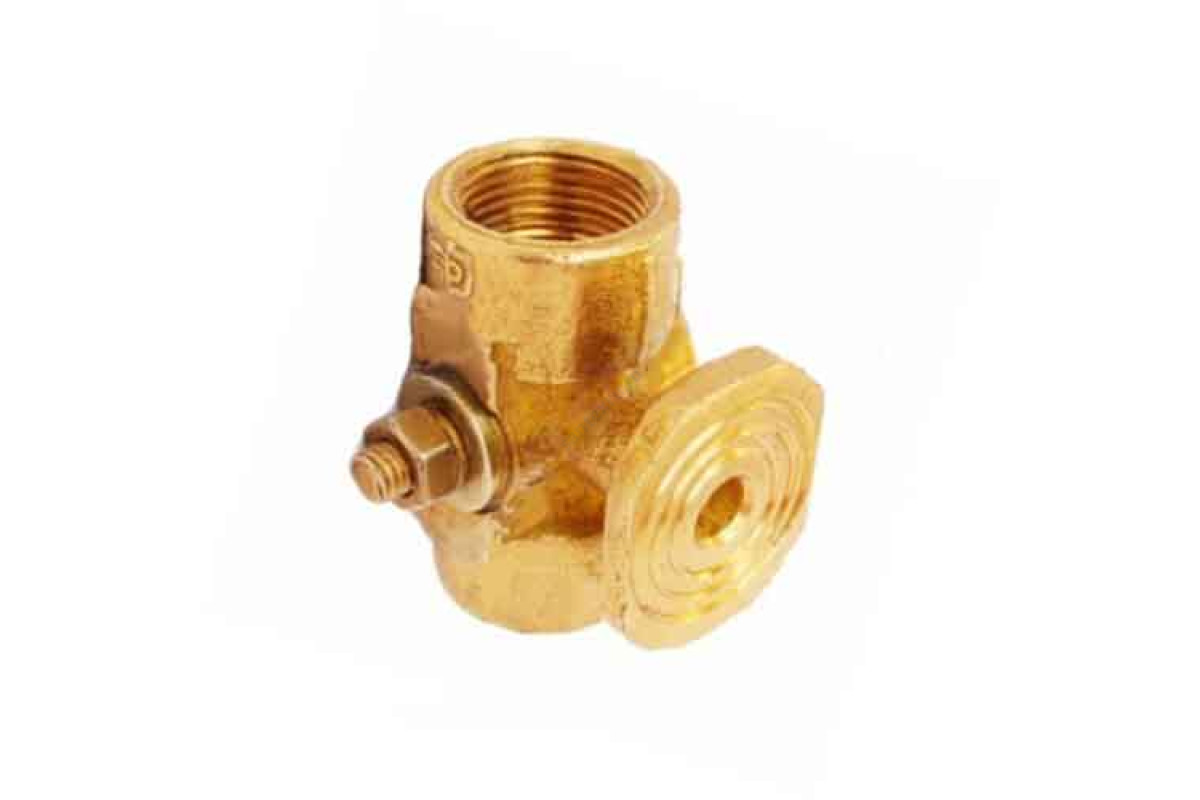 Кран для манометра 3-ходовой латунь с ручкой 11б38бк/11б18бк ВИПРА