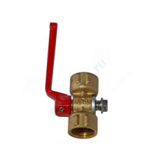 Кран для манометра 3-ходовой латунь 11б18бк(у)2 Пензапромарматура